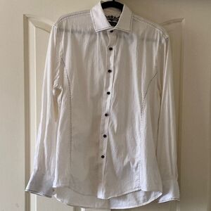 Zagiri Men's White Dress Shirt. Size L